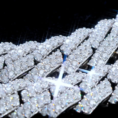 Close-up of a rhinestone-encrusted belt
